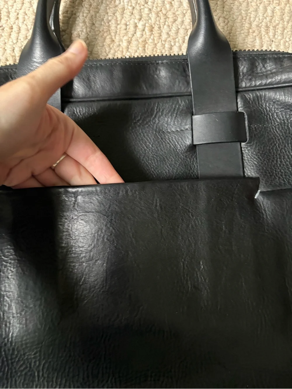 Troubadour 100% Leather Briefcase, GORGEOUS